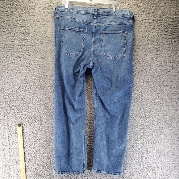 Gap Jeans Womens Size 18/34 Blue 90s Loose Fit Stretch Denim - Picture 11 of 12